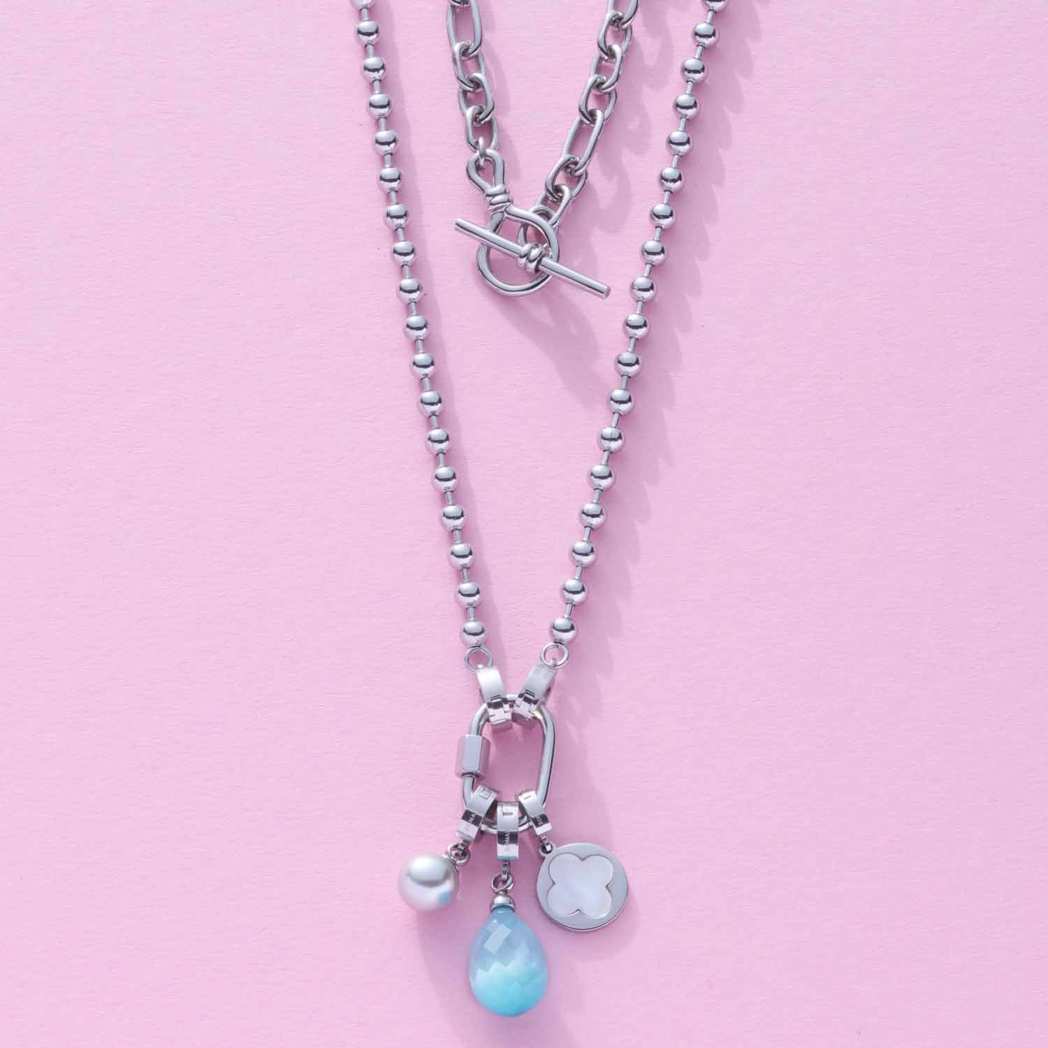 leonardo-elisabeth-collier-45-cm-argent-ancre image 6