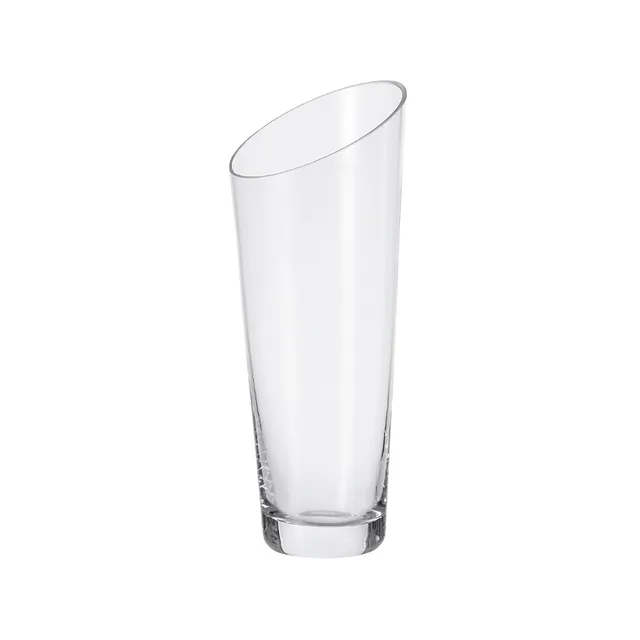 leonardo-dynamic-vase-verre-30-cm-fait-main-transparent image 1