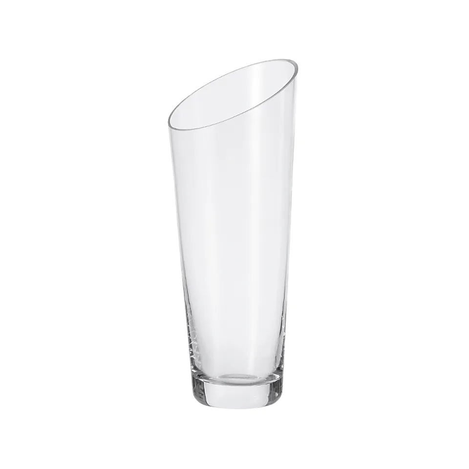 leonardo-dynamic-vase-verre-30-cm-fait-main-transparent image 1