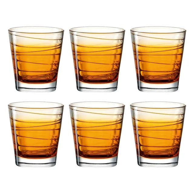leonardo-vario-struttura-verre-eau-orange-250-ml-lot-6 image 1