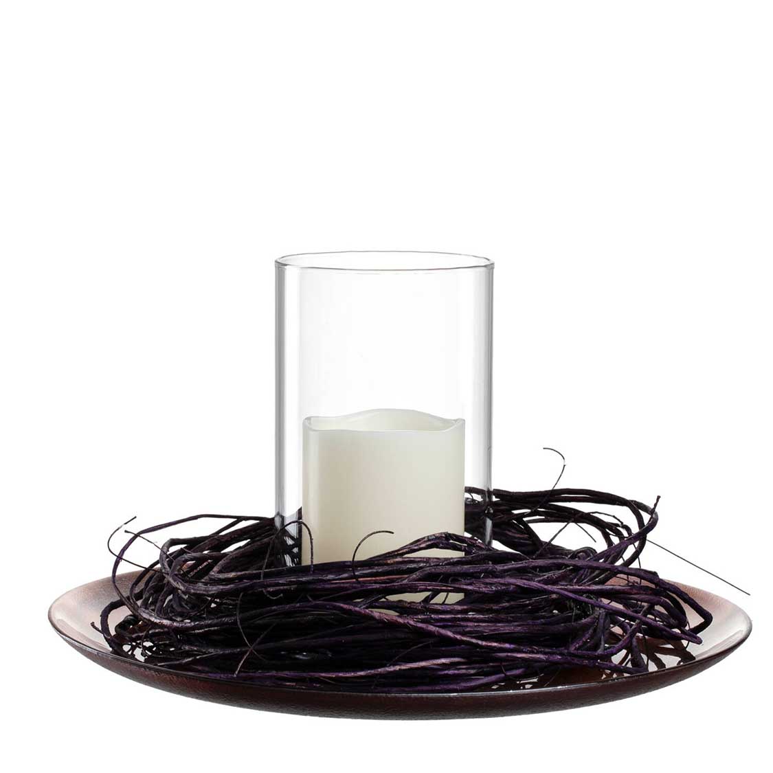 leonardo-poesia-set-d-co-3-pi-ces-coupelle-rose-gris image 1