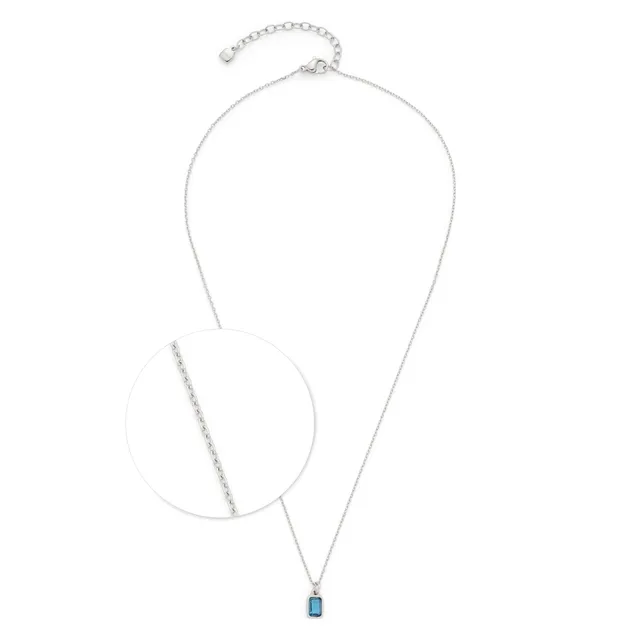 leonardo-sophia-collier-42-cm-bleu-acier image 1