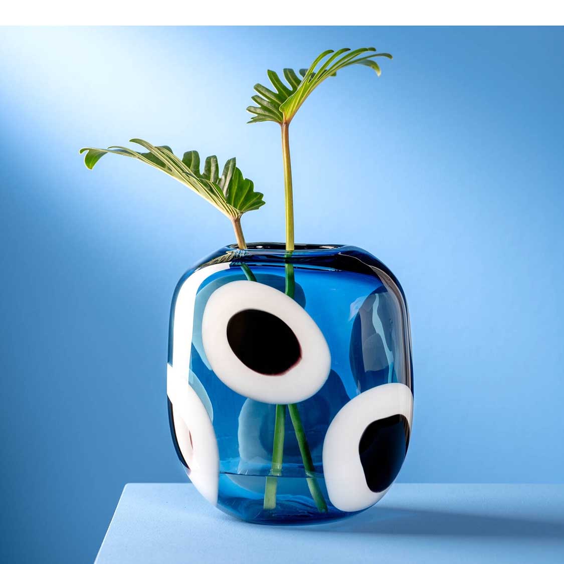 leonardo-occhi-blu-vase-boule-21-cm-bleu image 2