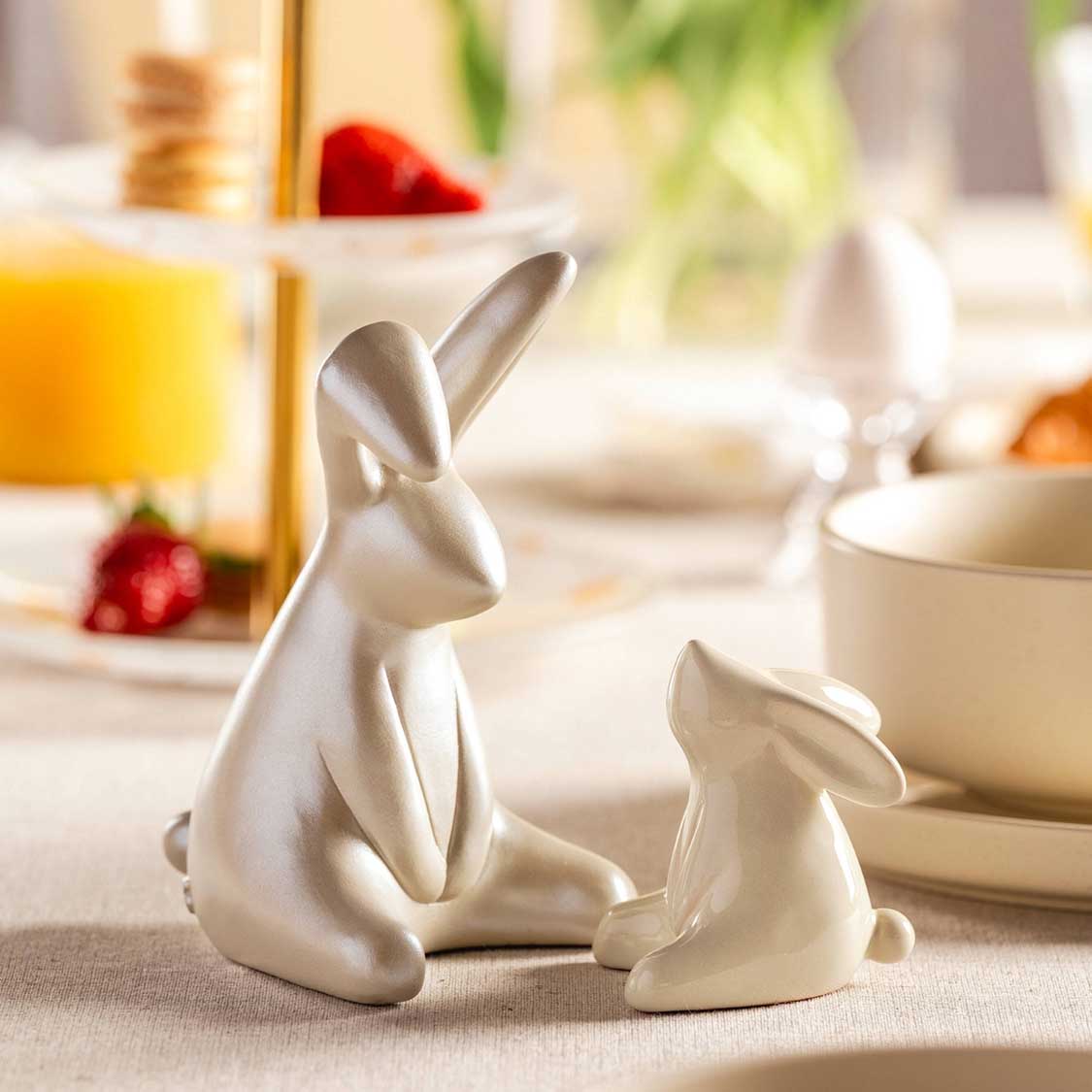 leonardo-lolle-lapin-d-co-c-ramique-beige-8-cm-p-ques image 2