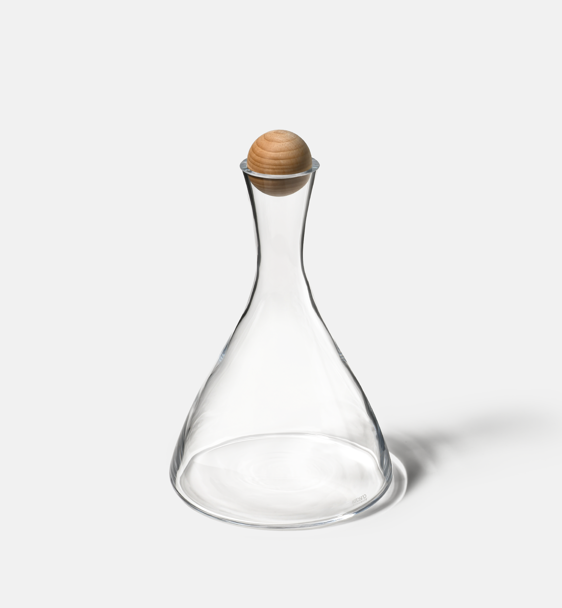 krosno-carafe-vin-bouchon-bois-1000-ml image 2