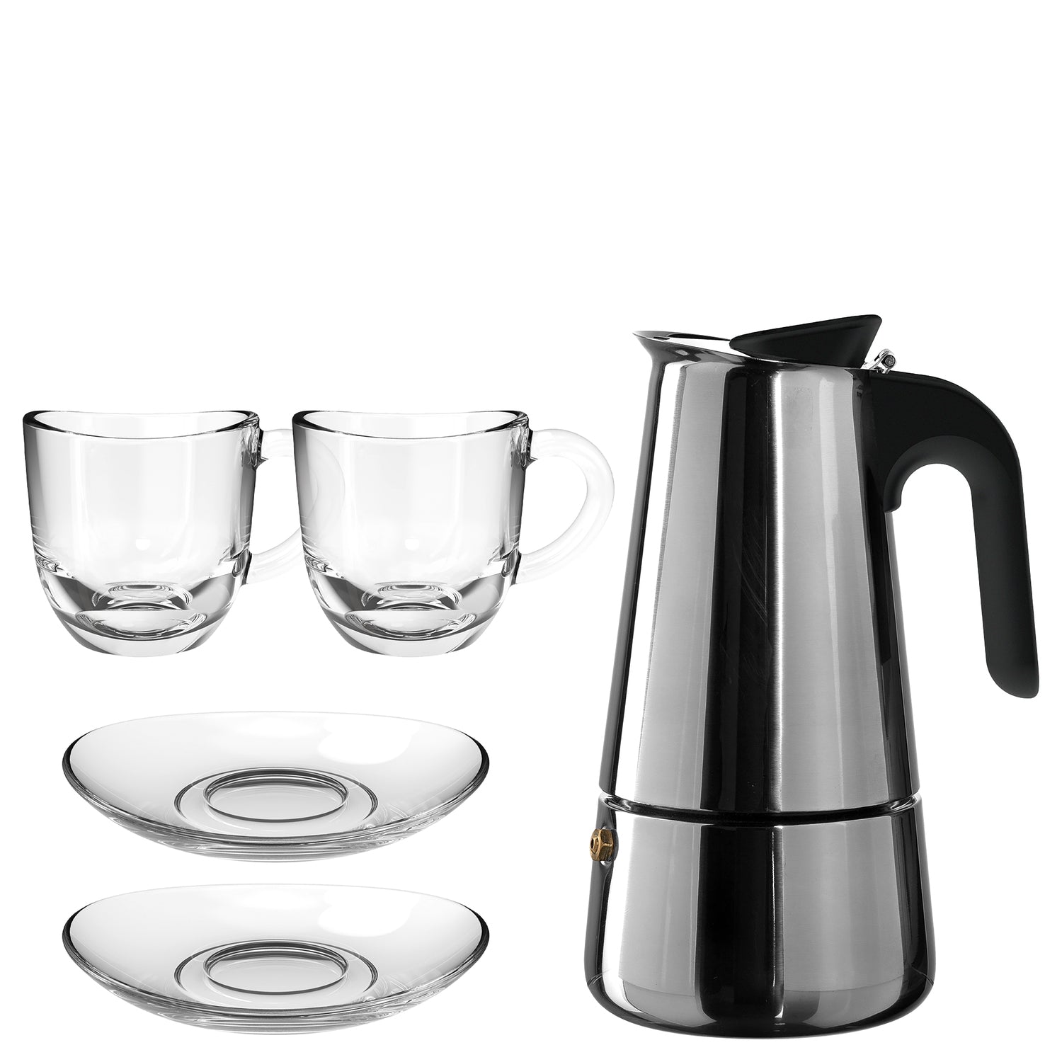 leonardo-limited-service-espresso-5-pi-ces-argent image 1