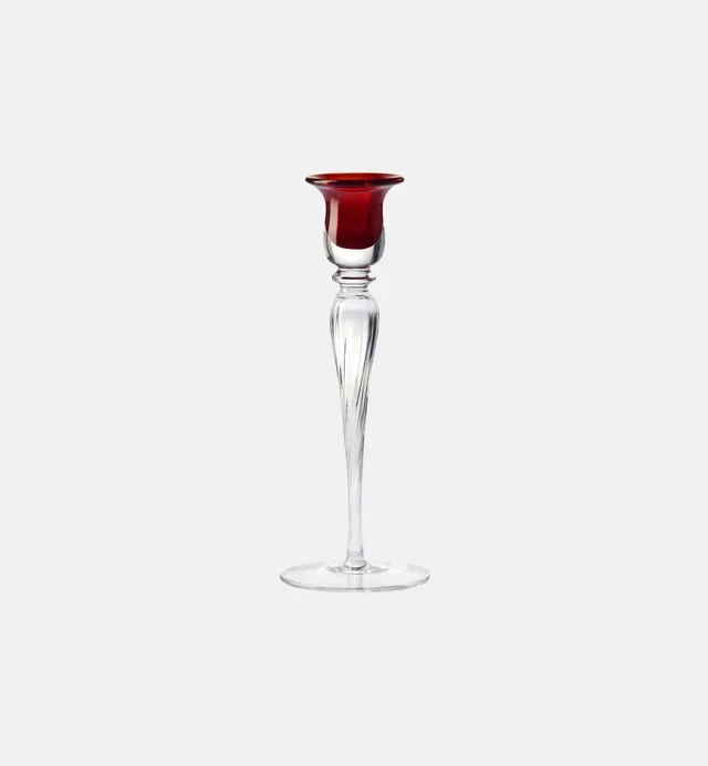 krosno-heritage-bougeoir-cristal-rubis-25-cm image 1
