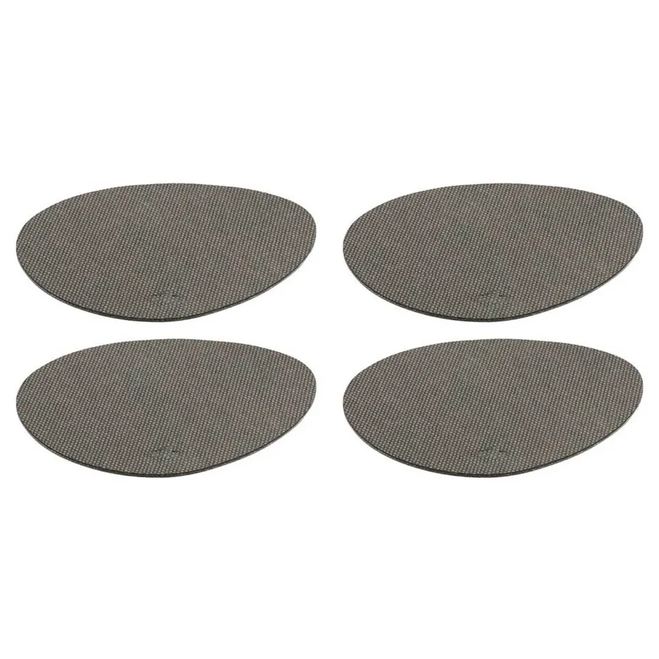 leonardo-gocce-sous-verres-gris-lot-de-4-r-versibles image 1