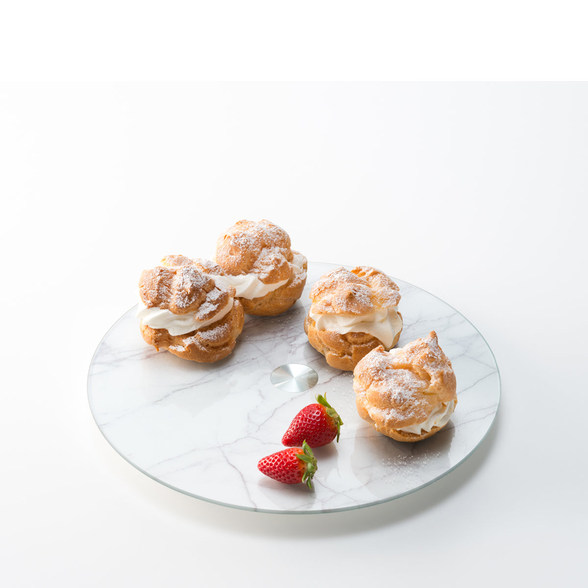 leonardo-turn-plat-service-marbre-blanc-33-cm-tournant image 3