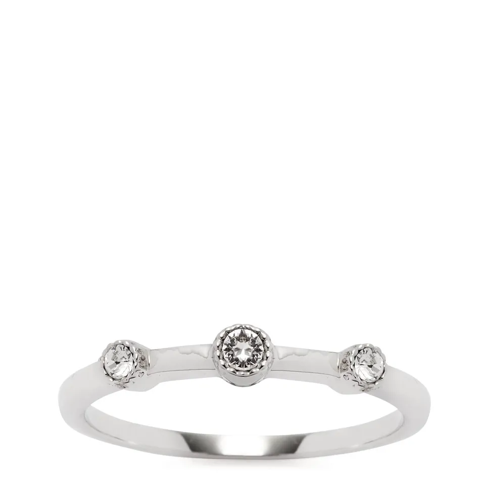leonardo-marida-ciao-bague-acier-16-cristaux image 1