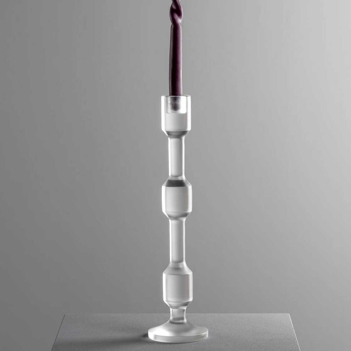 leonardo-rialto-bougeoir-verre-40-cm-satin image 2