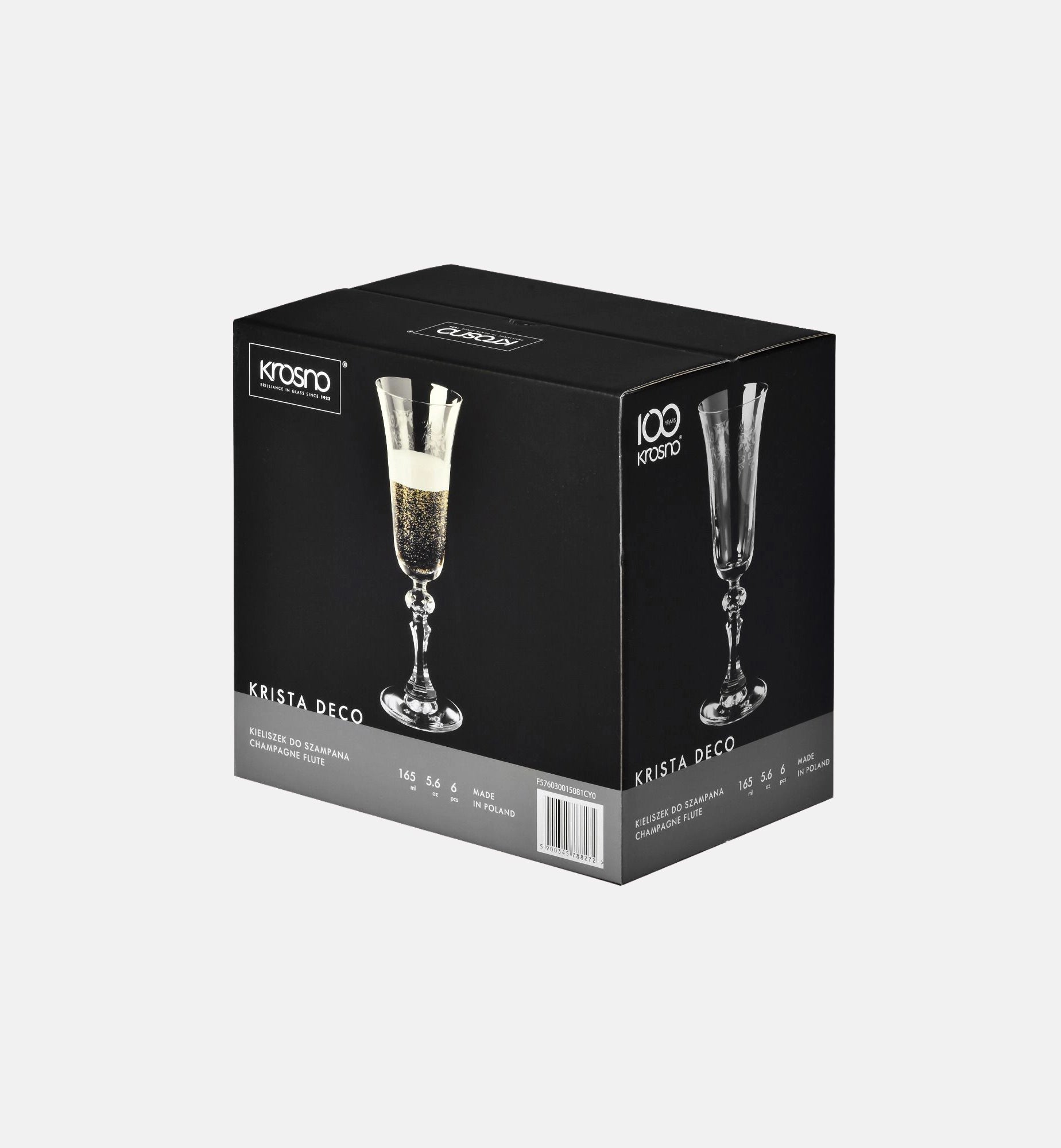 krosno-krista-deco-fl-te-champagne-165-ml-cristal image 3