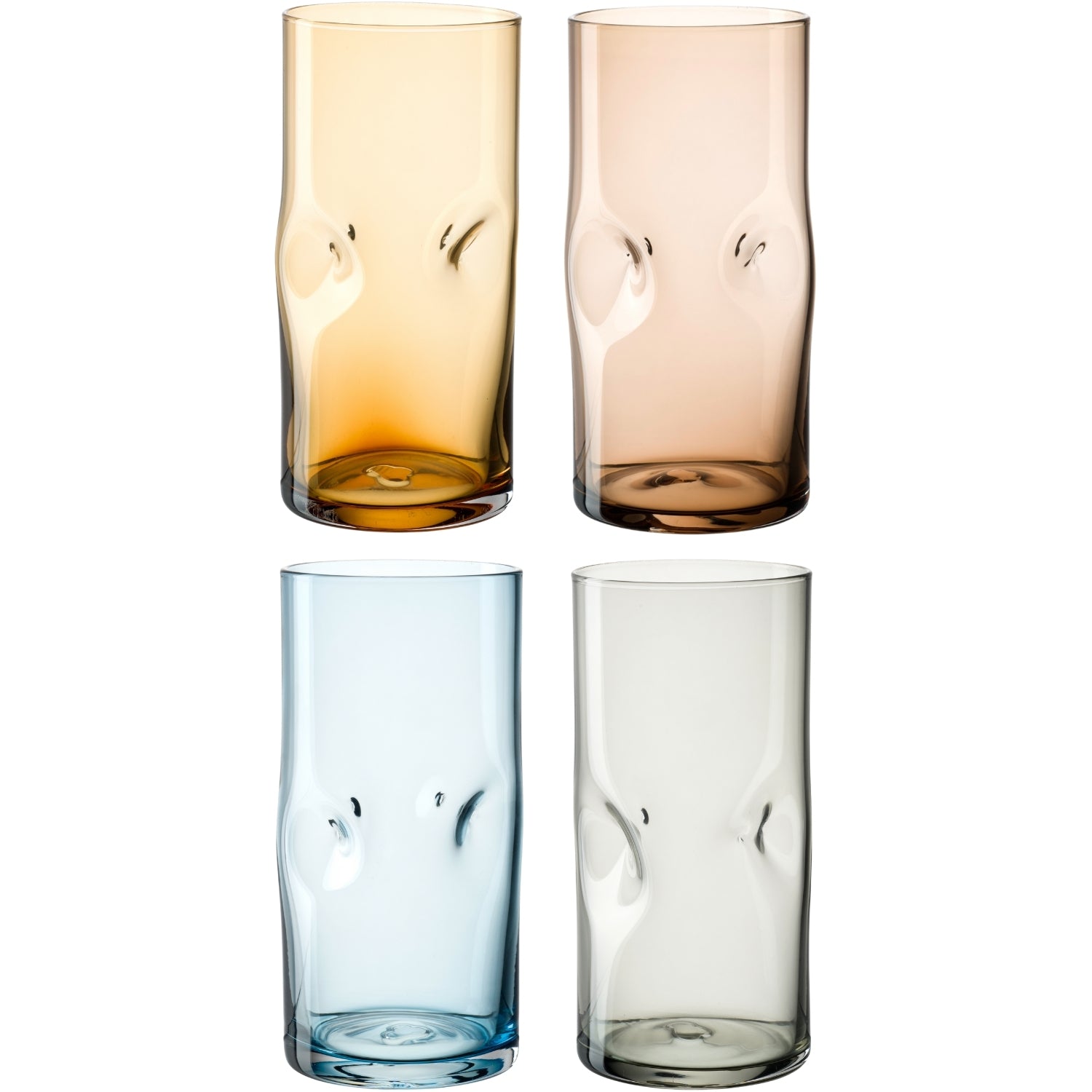 leonardo-vesuvio-verre-330-ml-lot-4-couleur-fait-main image 1