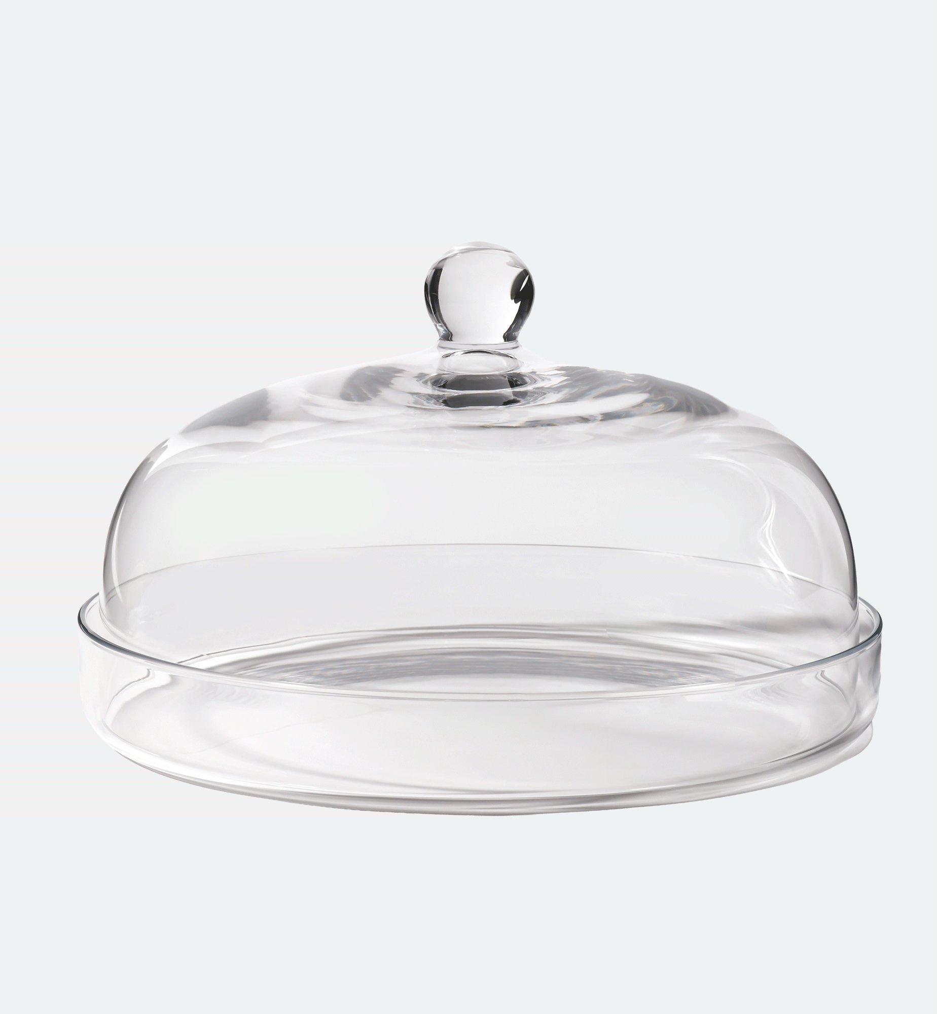 krosno-elite-plat-g-teau-avec-cloche-28-cm-cristal image 1