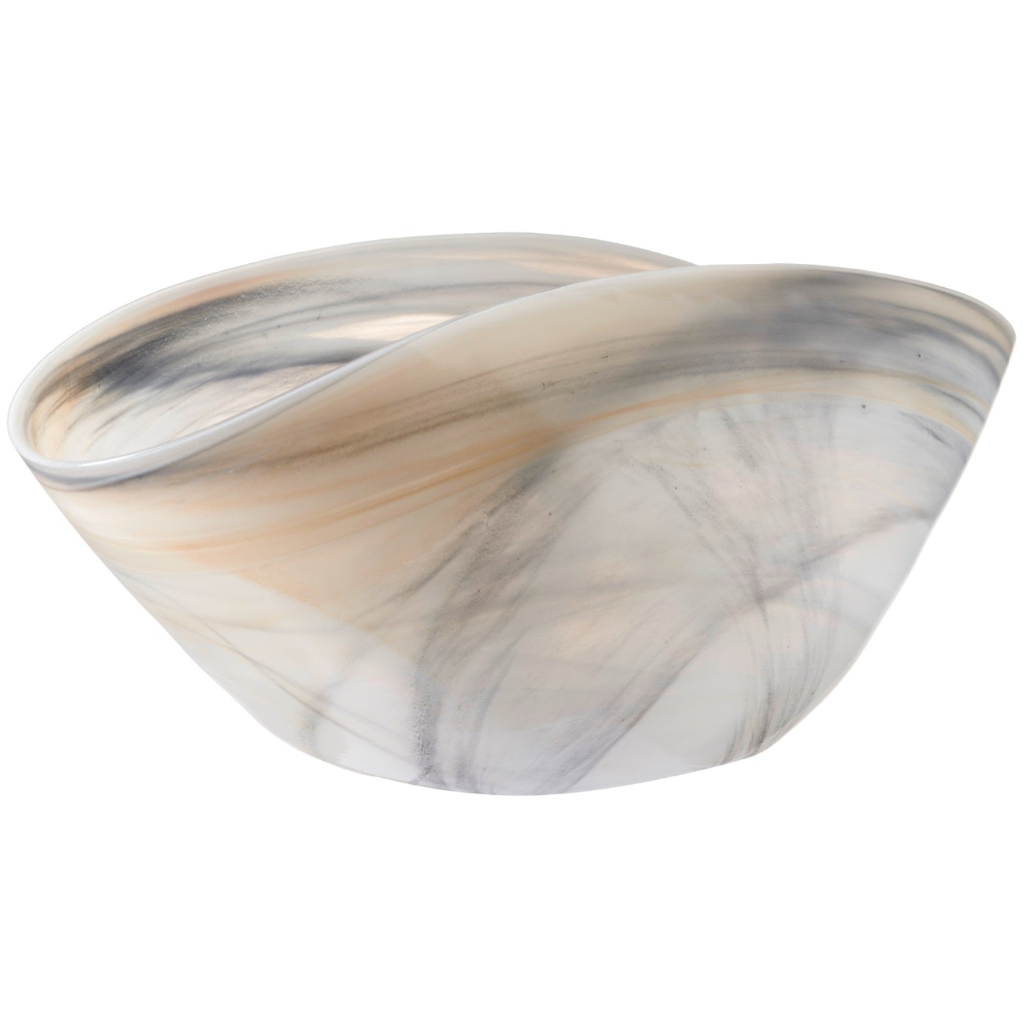 leonardo-alabastro-coupe-d-co-beige-38x20-cm-verre-fait-main image 1