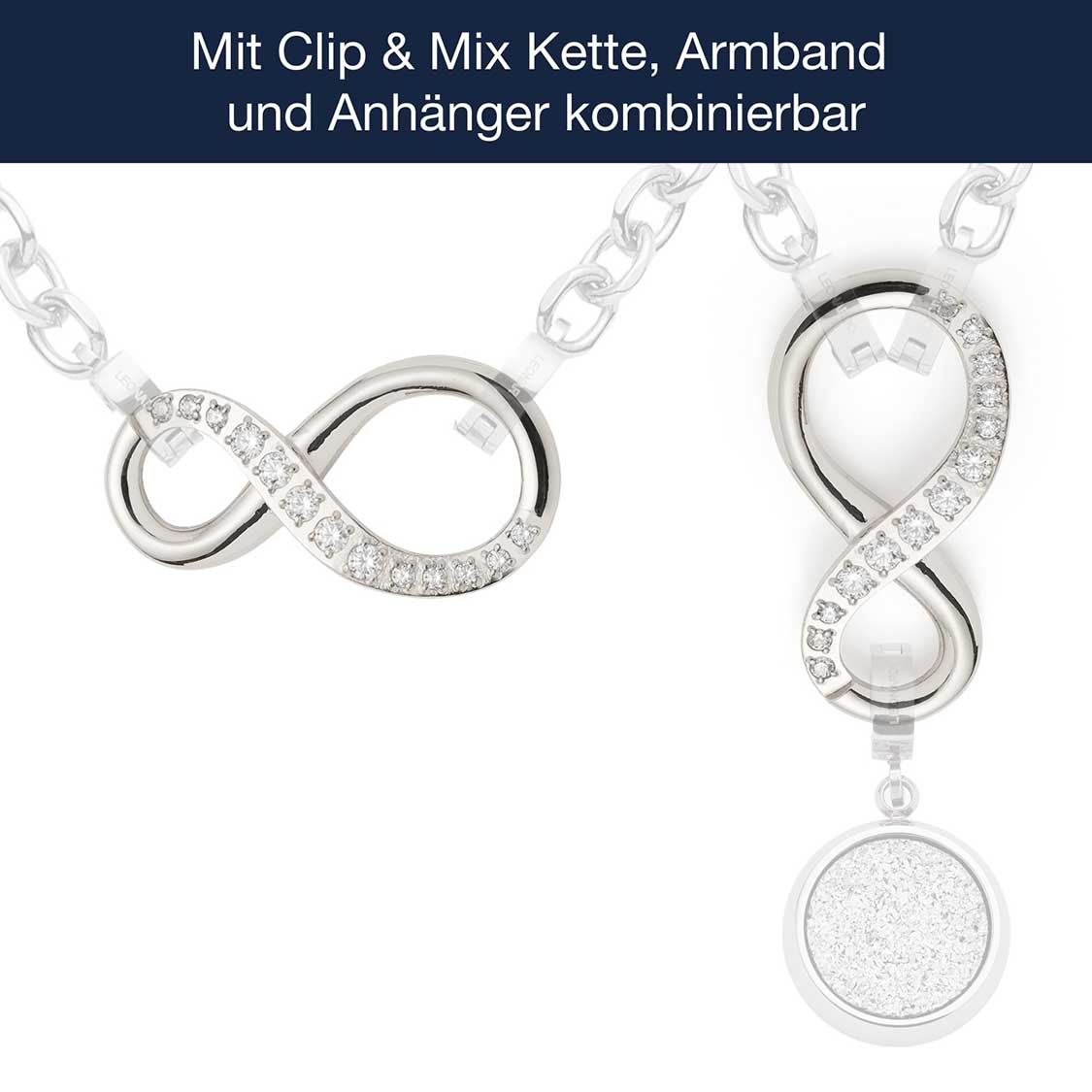 leonardo-senta-anneau-clip-argent-zirconia image 5