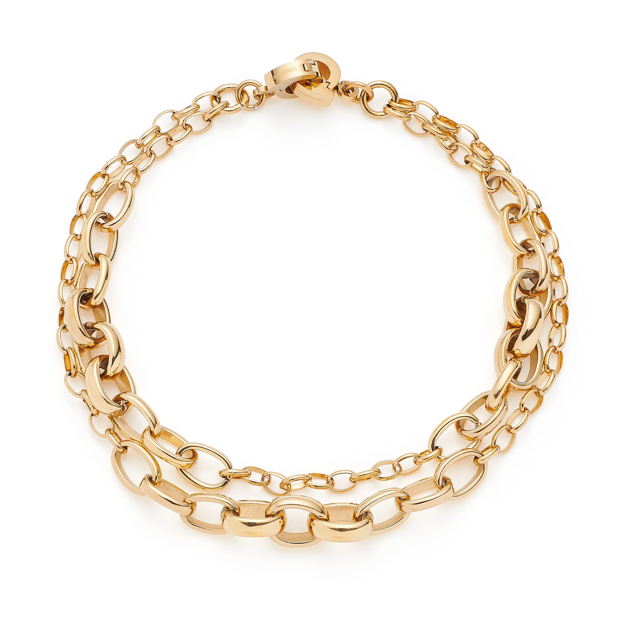 leonardo-clip-mix-suzanne-bracelet-dor-double-rang image 1