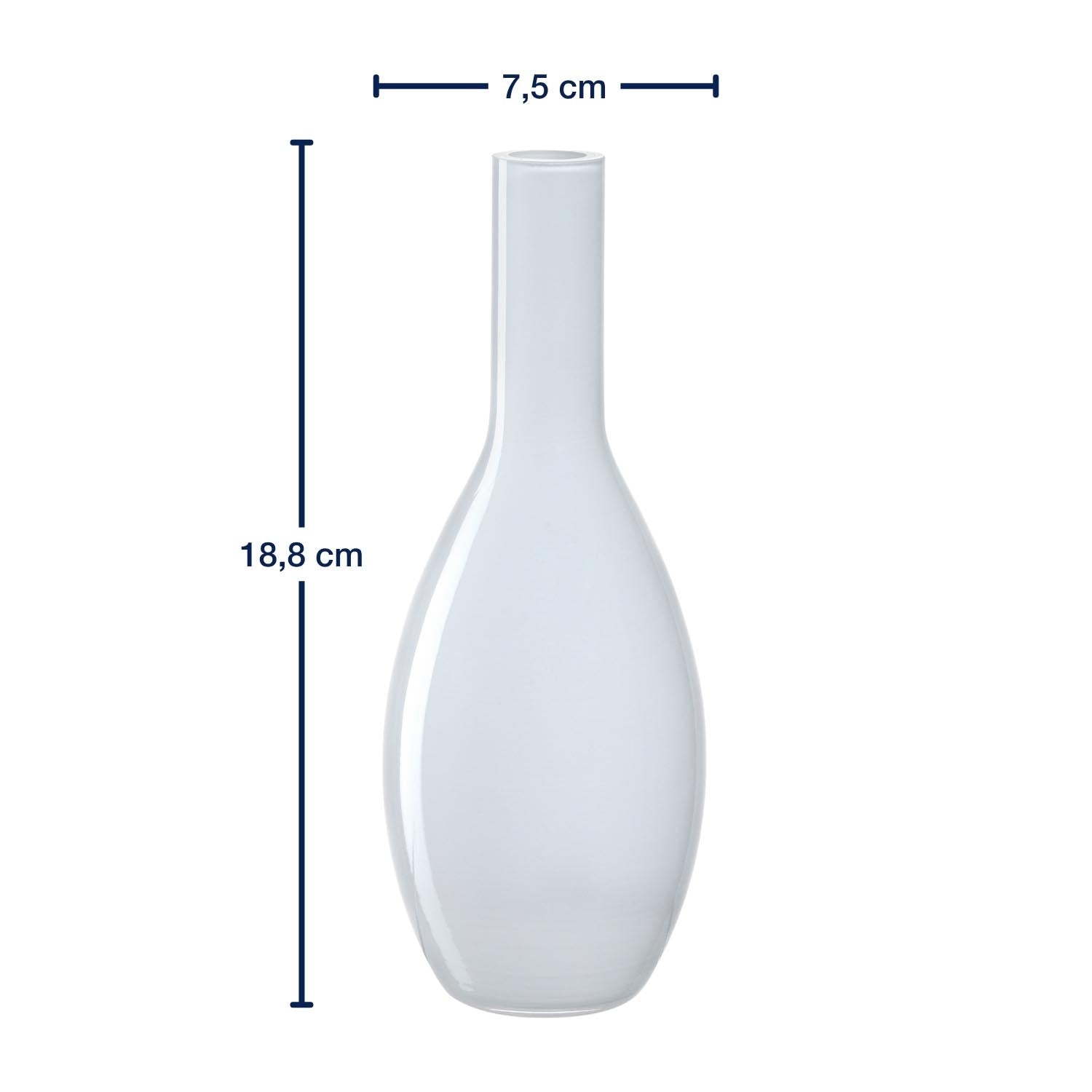 leonardo-beauty-vase-verre-blanc-18-cm-fait-main image 3