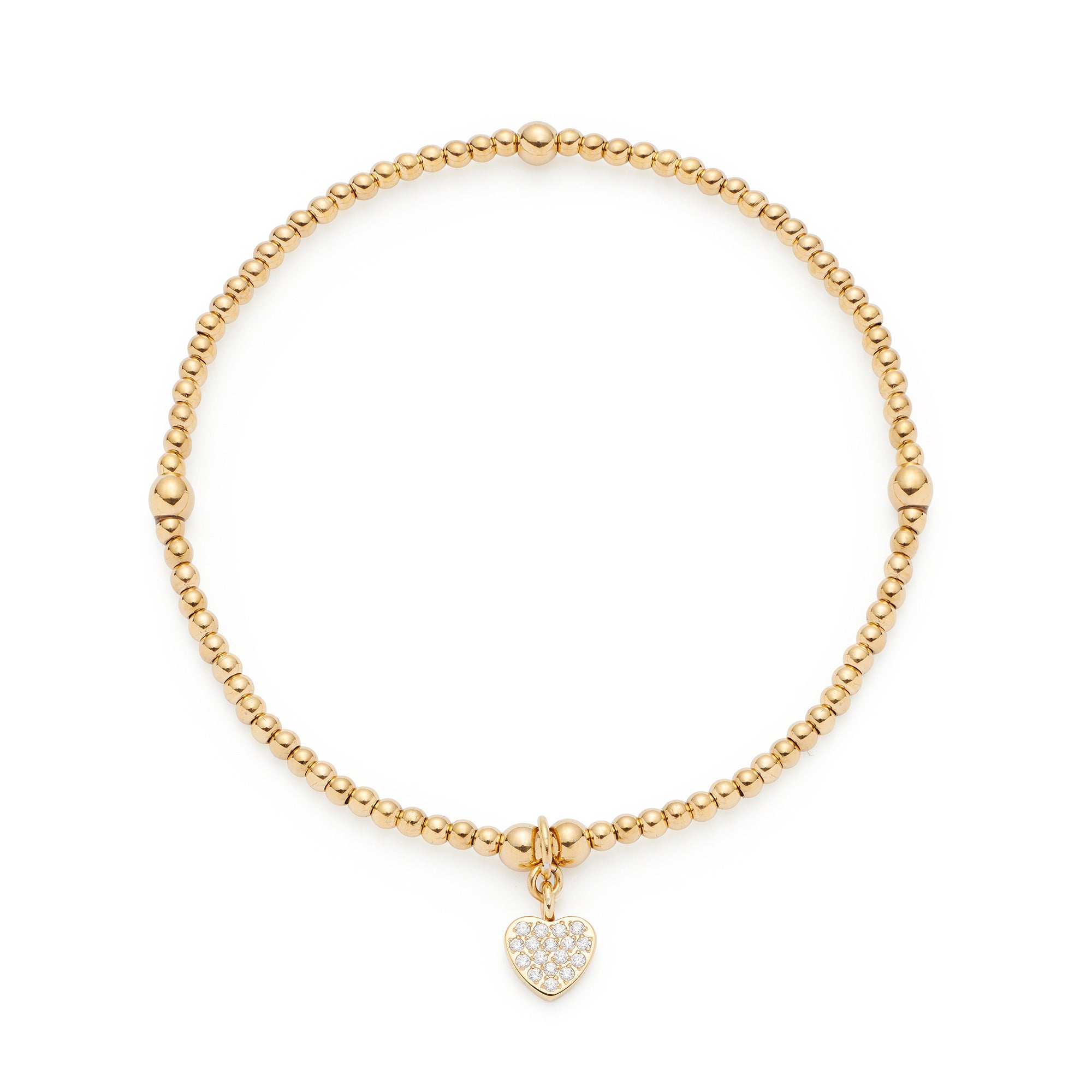 leonardo-noemi-bracelet-dor-coeur-zirconia image 1