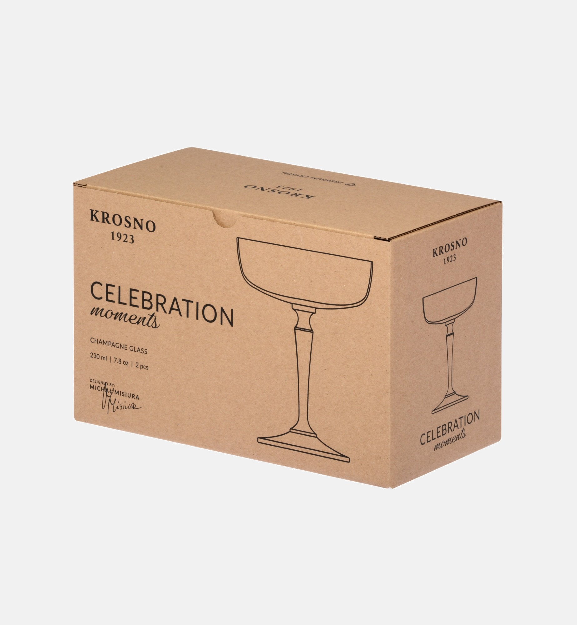 krosno-celebration-moments-coupe-champagne-230-ml-pied-vert image 6