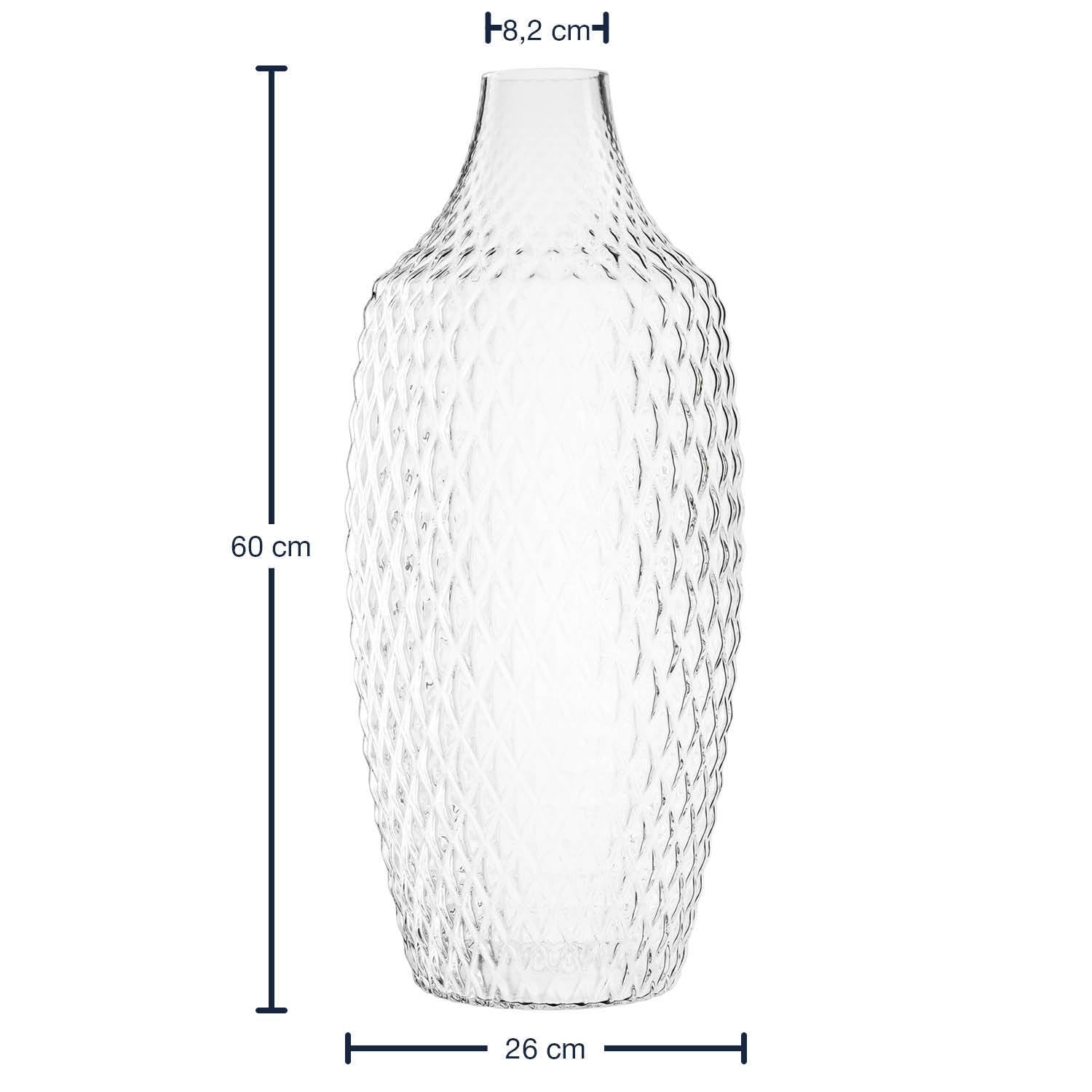 leonardo-poesia-vase-en-verre-60-cm-transparent image 3
