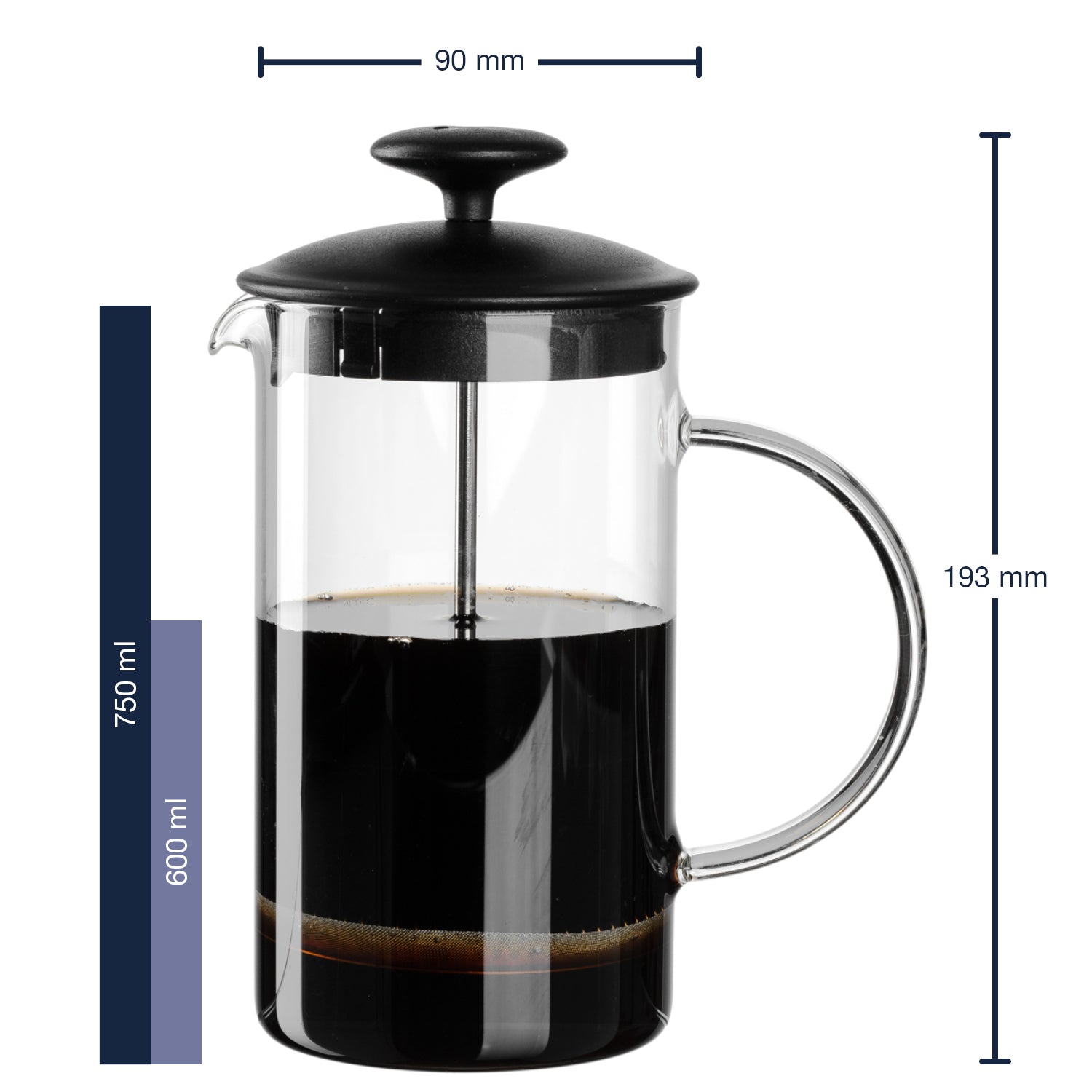 leonardo-caffee-per-me-cafeti-re-verre-600-ml-avec-filtre image 2