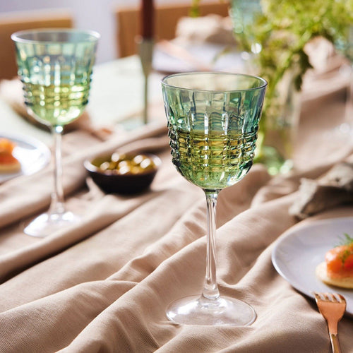 cristal-d-arques-rendez-vous-brume-verre-pied-25-cl-vert image 3