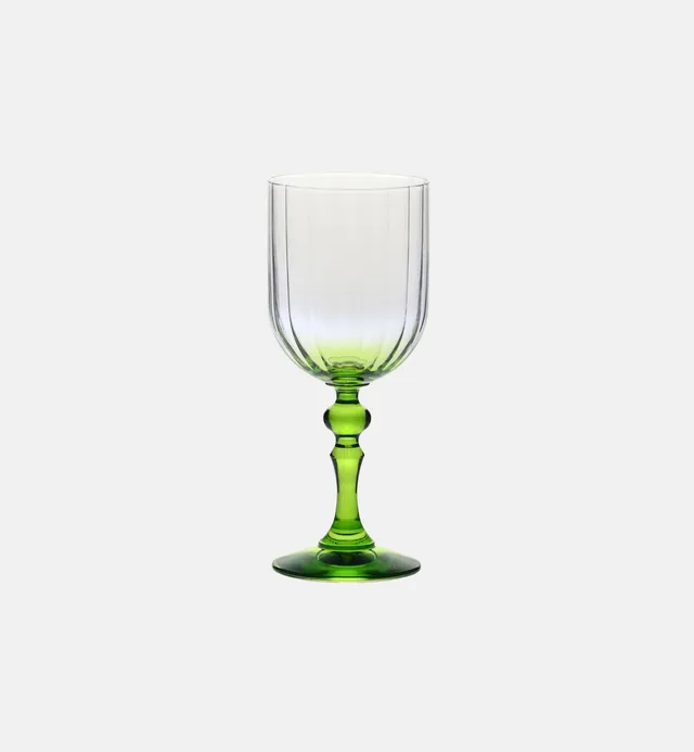 krosno-verres-vin-vert-ombr-300-ml-pied-pastel image 1