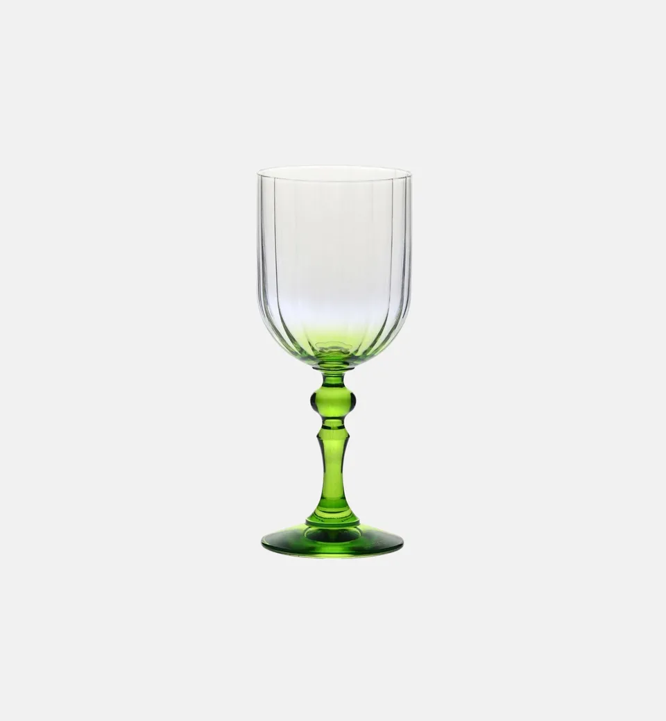 krosno-verres-vin-vert-ombr-300-ml-pied-pastel image 1