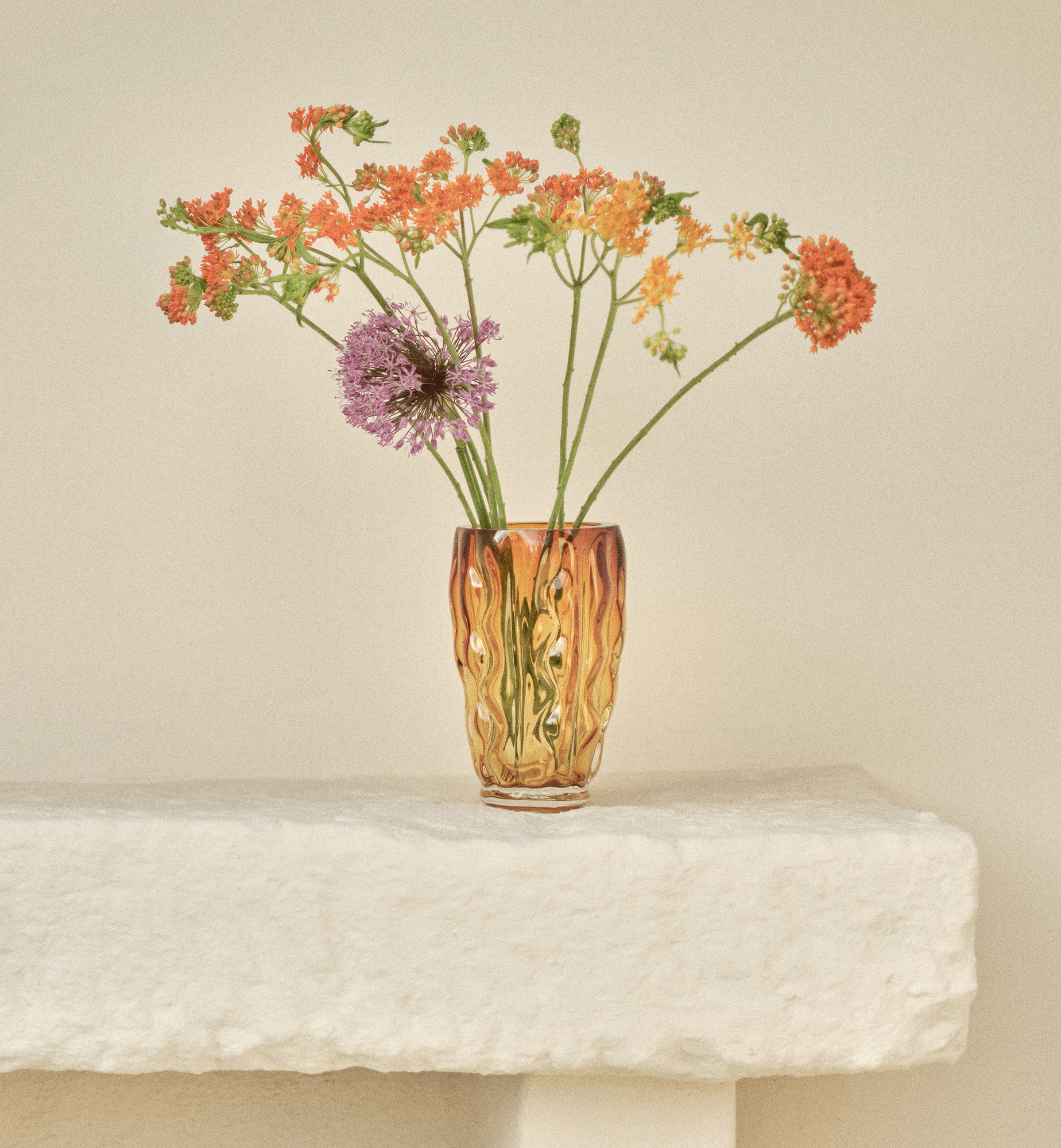 krosno-the-palace-3950-vase-cristal-ambre-20-5-cm image 3