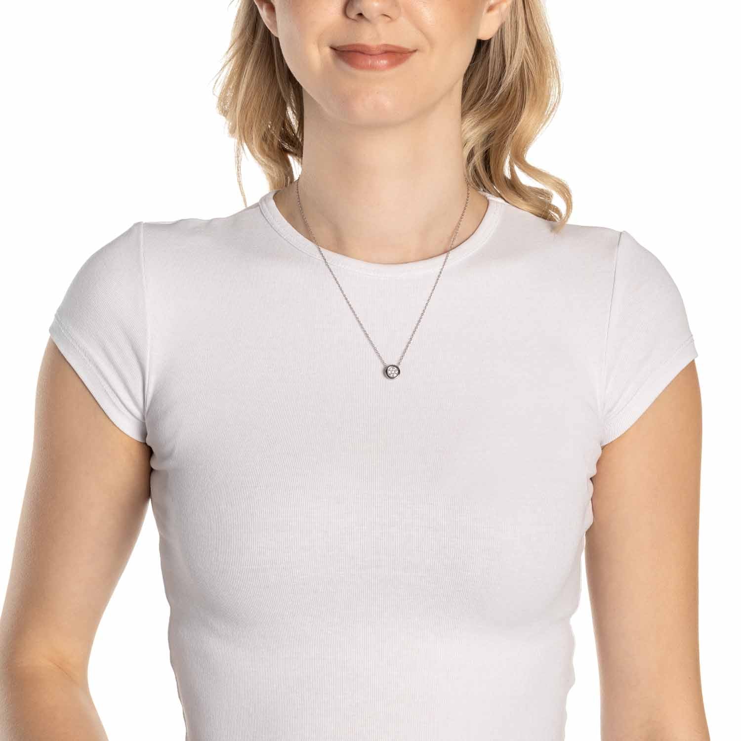 leonardo-catherine-45-cm-collier-argent-zirconia image 4