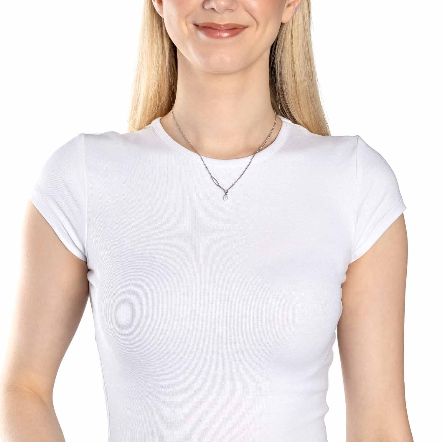 leonardo-peggy-collier-perle-blanche-42-cm-ciao image 3