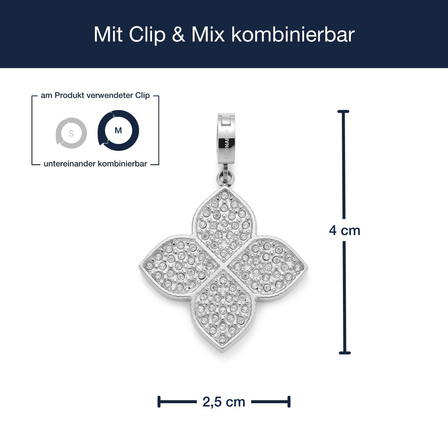 leonardo-fanny-pendentif-clip-mix-fleur-pav-26-mm image 4