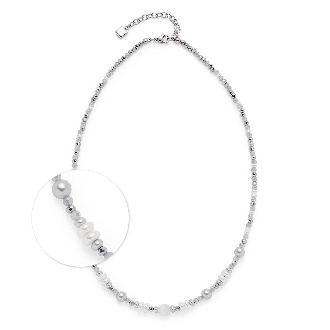leonardo-klara-collier-45-cm-perles-blanc-gris-bleu image 1