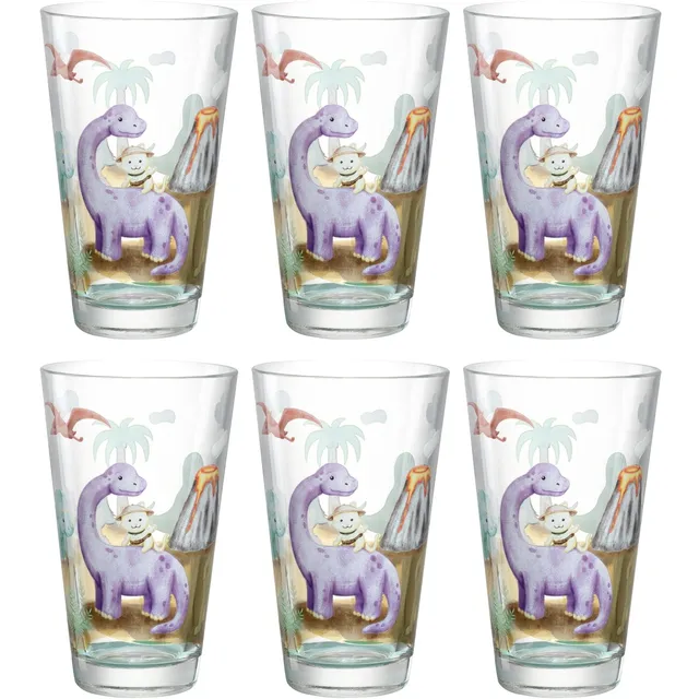 leonardo-bambini-avventura-verre-enfant-dino-6x300-ml image 1