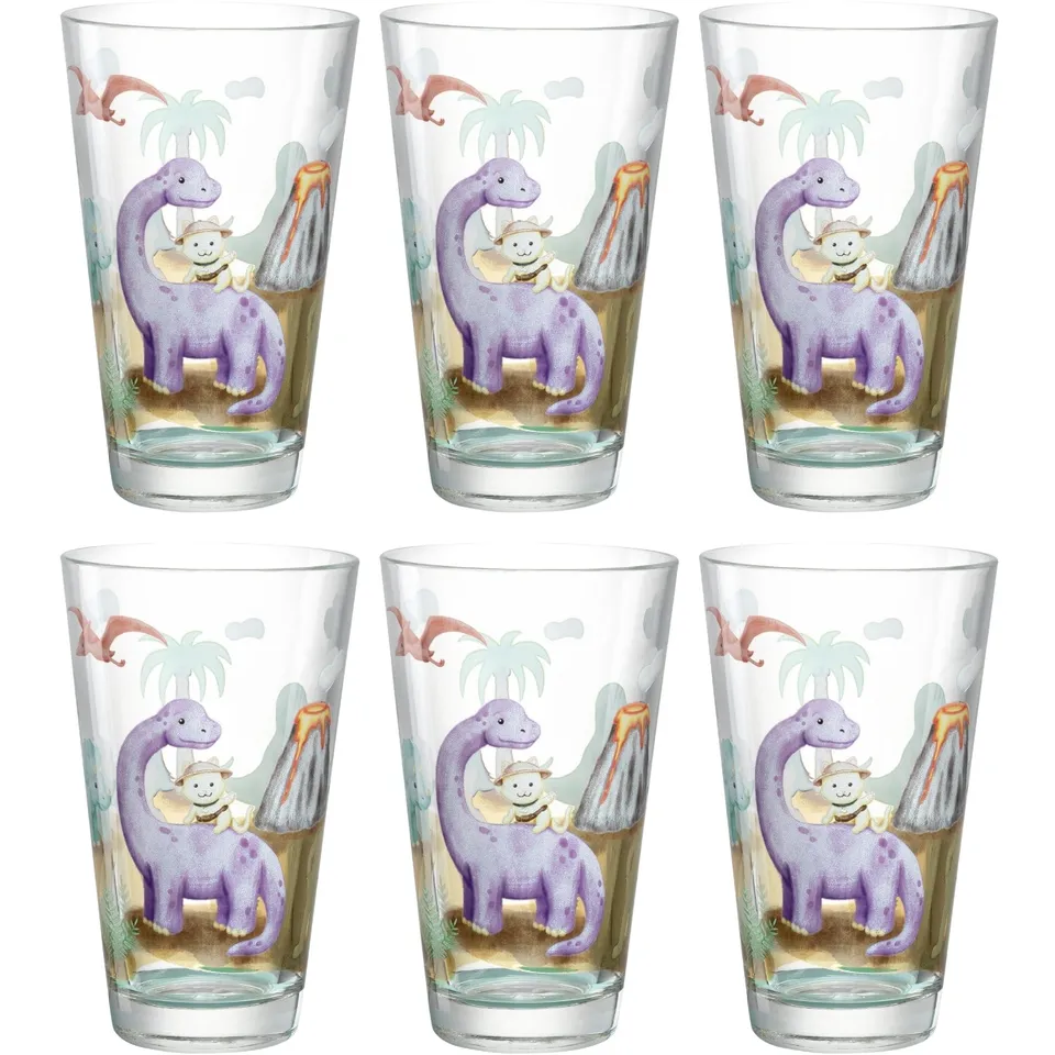 leonardo-bambini-avventura-verre-enfant-dino-6x300-ml image 1