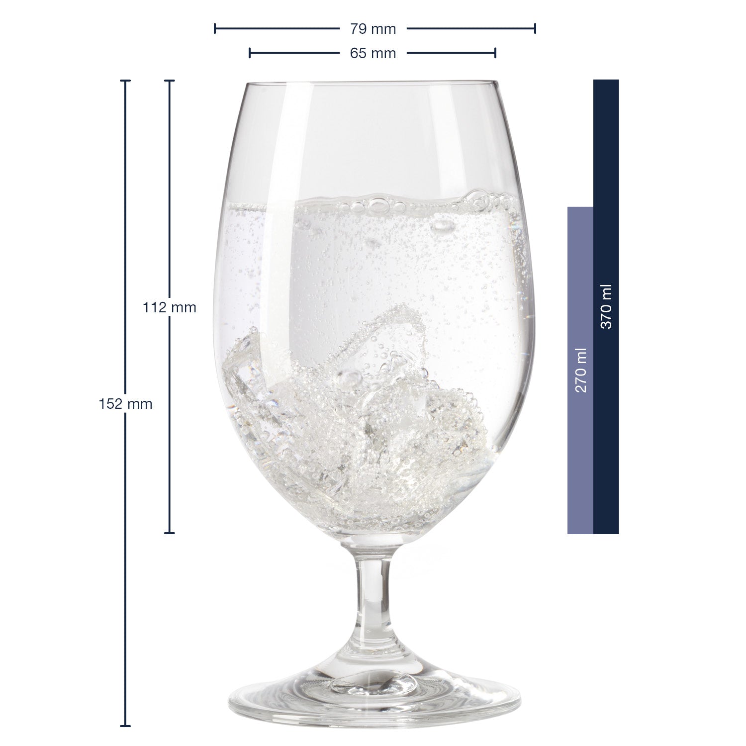 leonardo-daily-verre-eau-370-ml-lot-de-6-transparent image 2