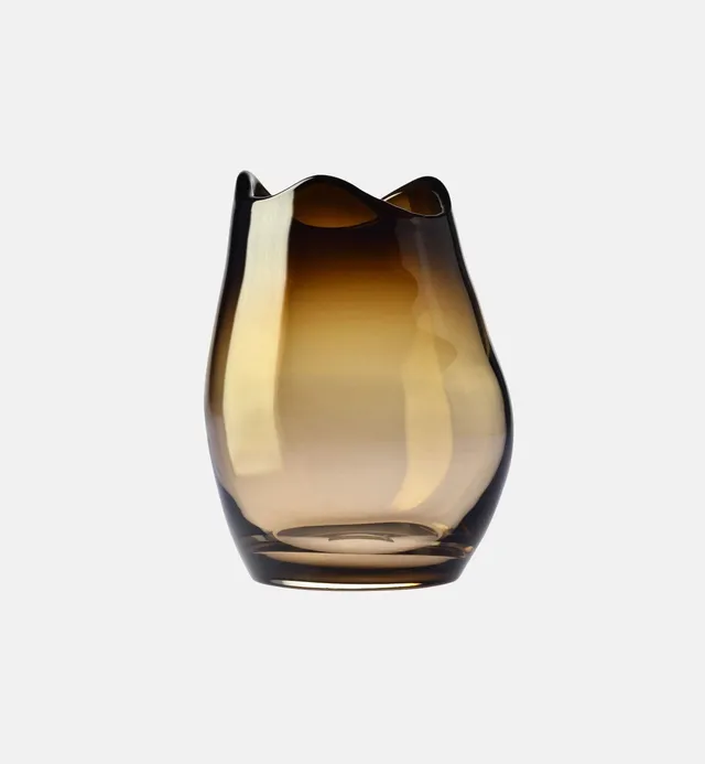 krosno-organic-vase-cristal-bronzite-28-cm image 1