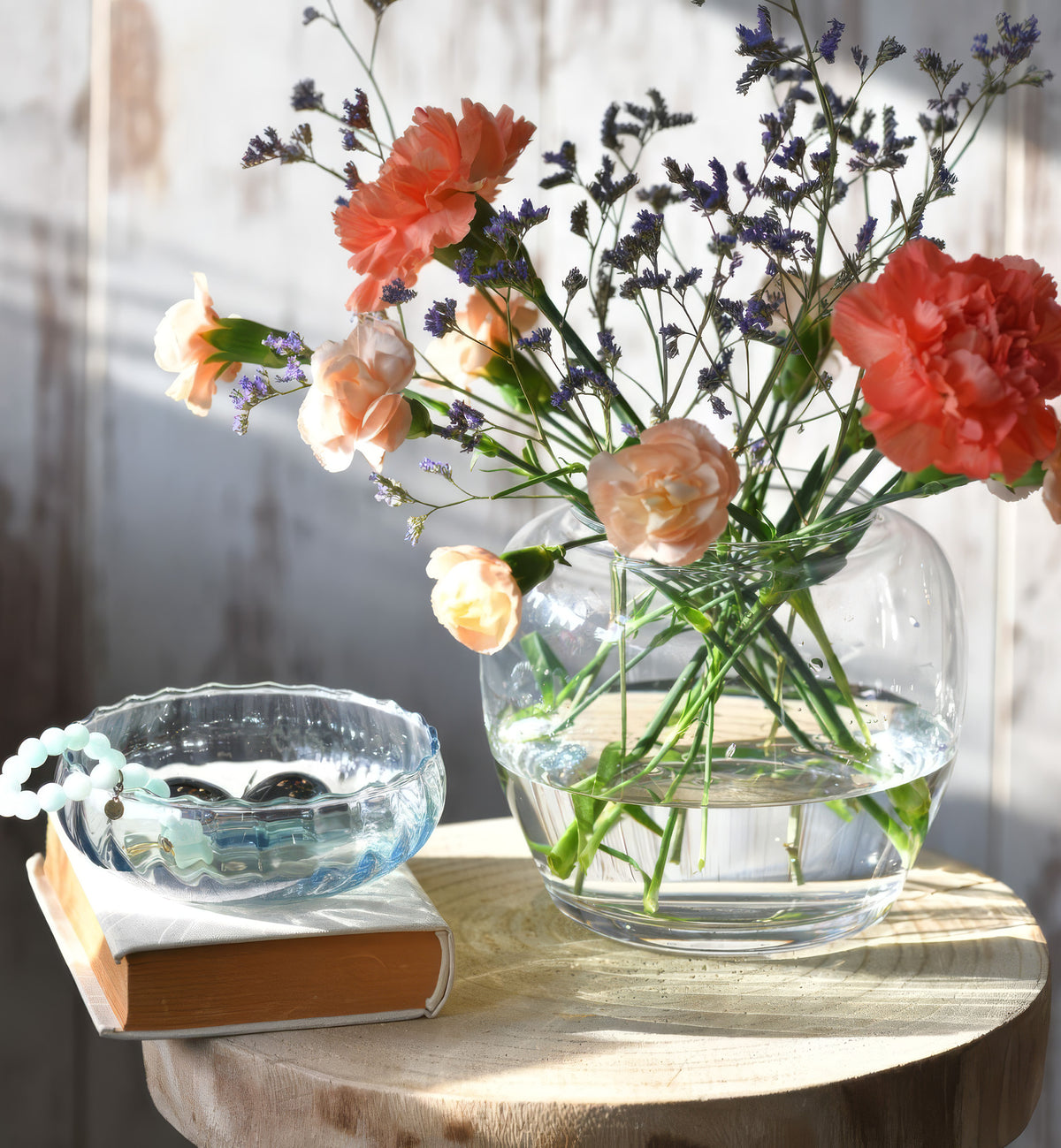 krosno-synergy-bocal-verre-couvercle-bleu-d-co image 2