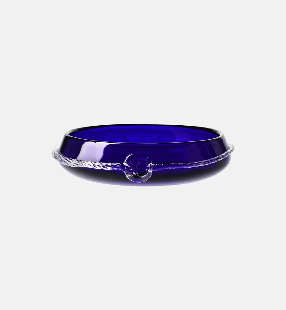 krosno-aurelia-saladier-cristal-cobalt-31-cm image 1