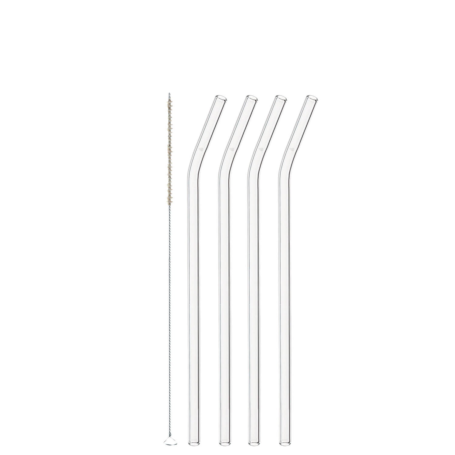 leonardo-ciao-paille-en-verre-23-cm-lot-de-4-brosse-coud-e image 1