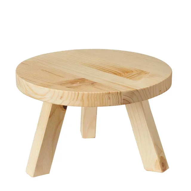 leonardo-succo-socle-distributeur-boisson-bois-beige-rond image 1