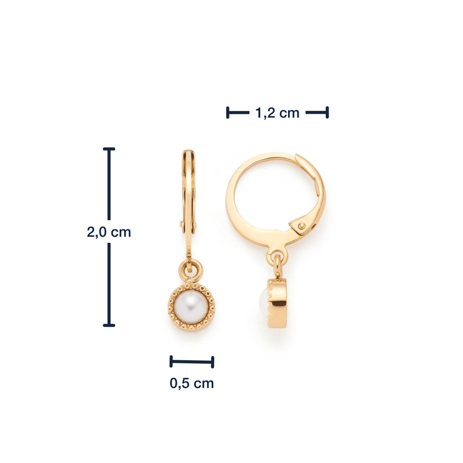 leonardo-althina-ciao-boucles-d-oreilles-cr-oles-dor-es-perle image 4