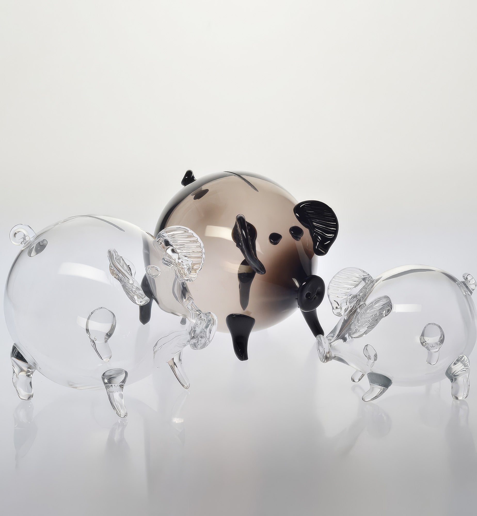 krosno-tirelire-cochon-en-verre-transparent-xl-casser image 4