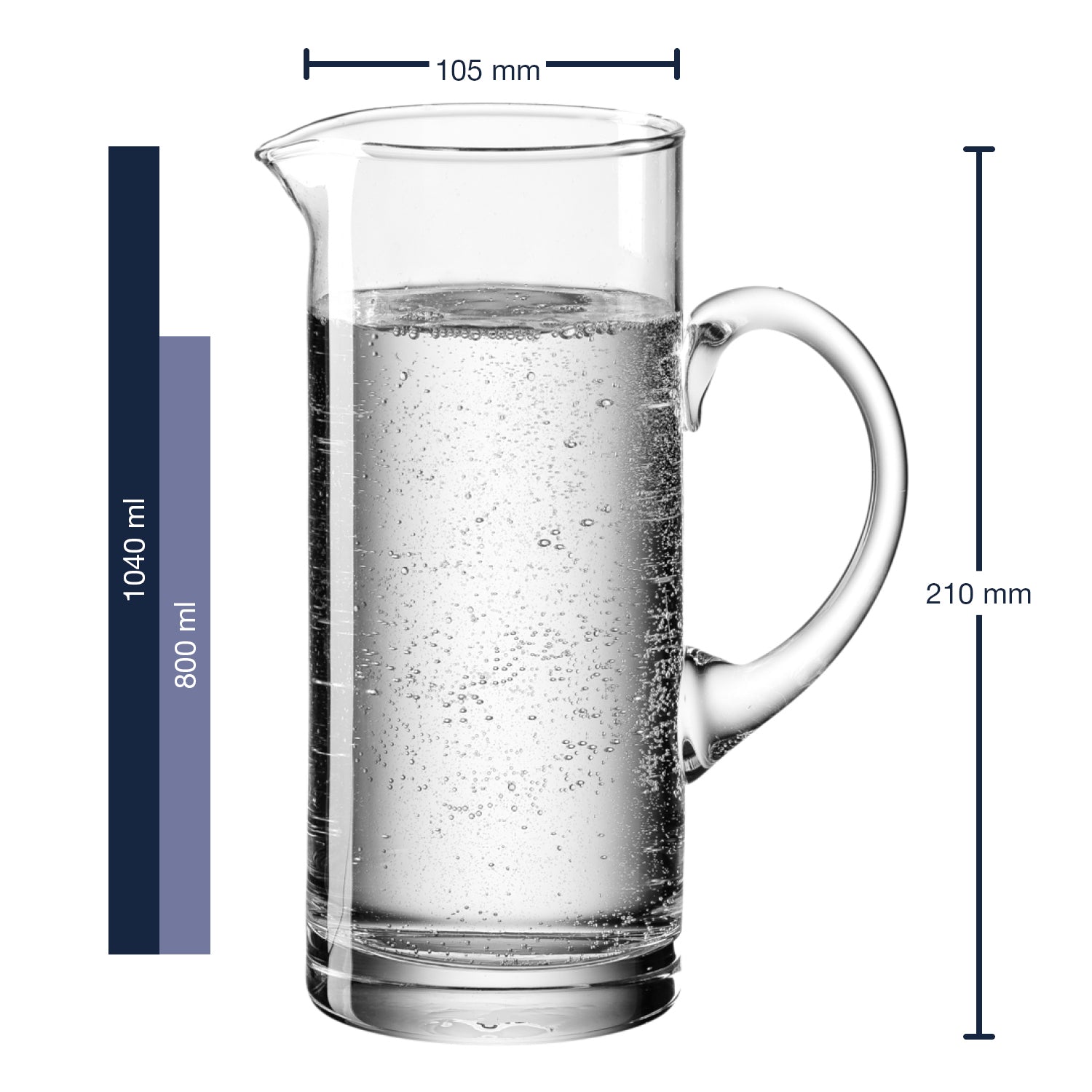 leonardo-ciao-v-i-p-pichet-verre-0-8-l-transparent image 2