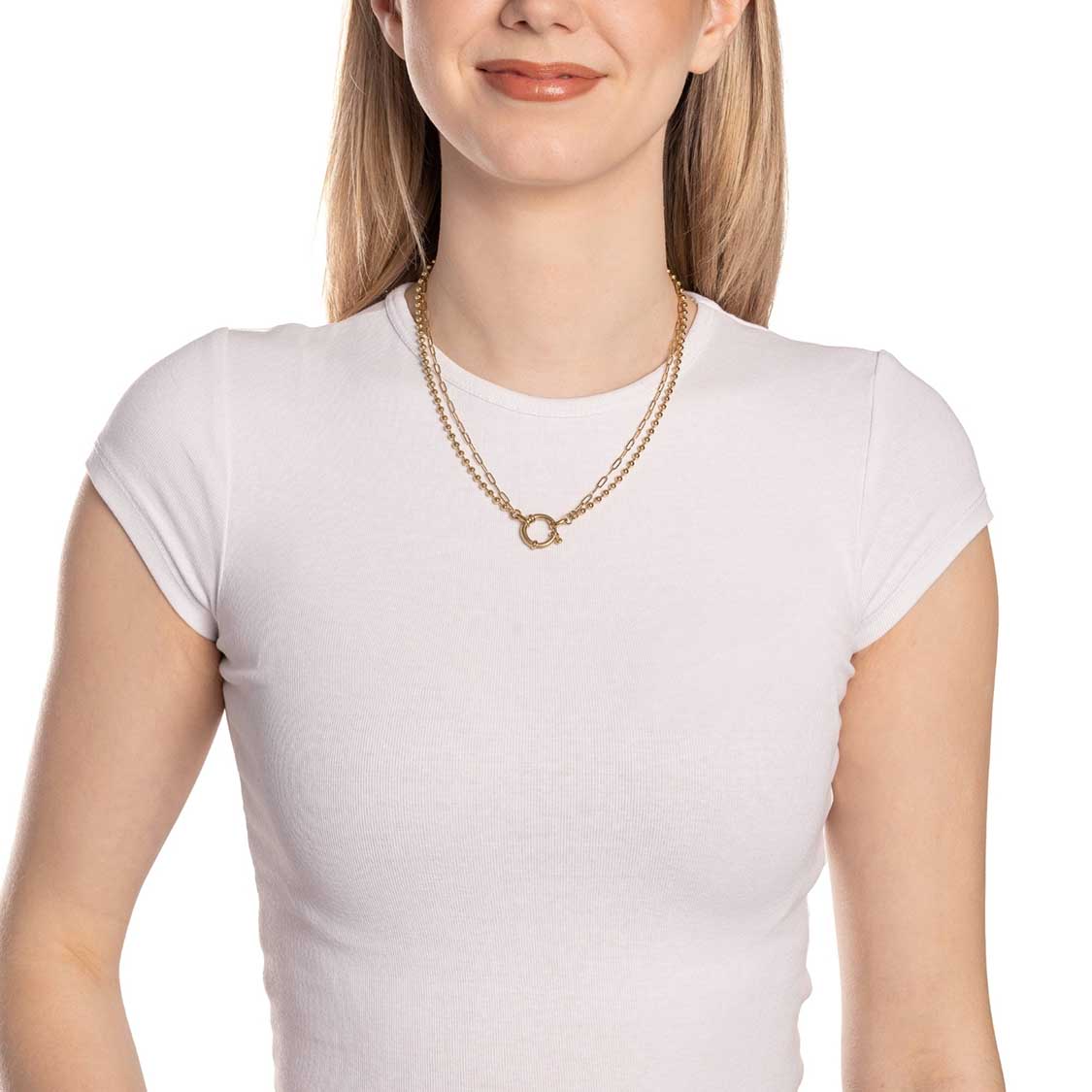 leonardo-clip-mix-lizzy-collier-dor-45-cm-double image 3