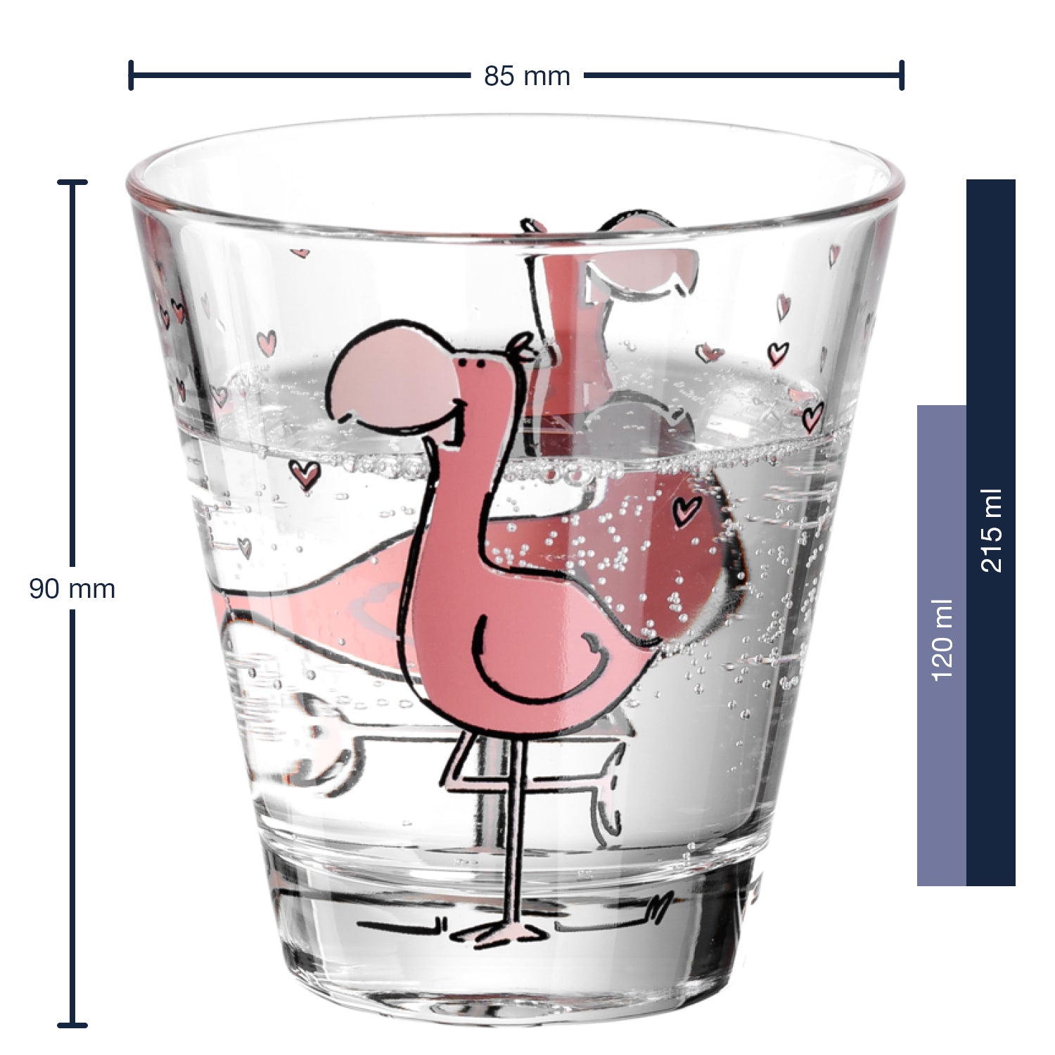 leonardo-bambini-215-ml-gobelet-enfant-6-verres-animaux image 2