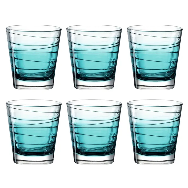 leonardo-vario-struttura-verre-250-ml-turquoise-lot-6 image 1