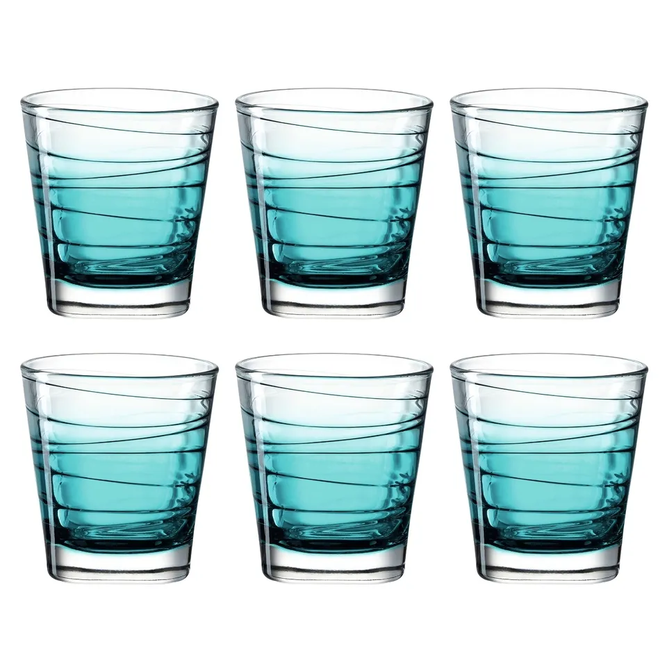 leonardo-vario-struttura-verre-250-ml-turquoise-lot-6 image 1
