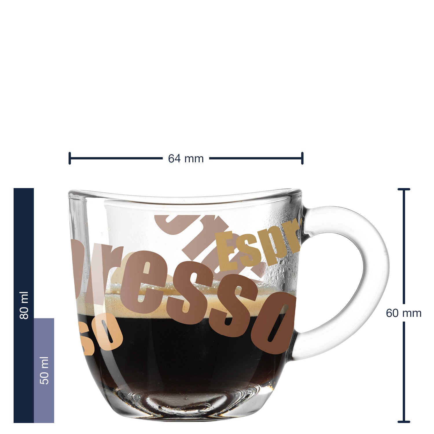 leonardo-napoli-tasse-espresso-3-couleurs-80-ml-lot-6 image 2